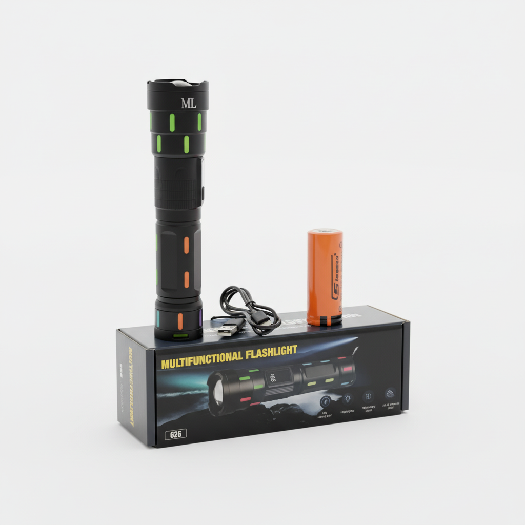 چراغ قوه پلیسی ML زوم دار کد 626 شب نما