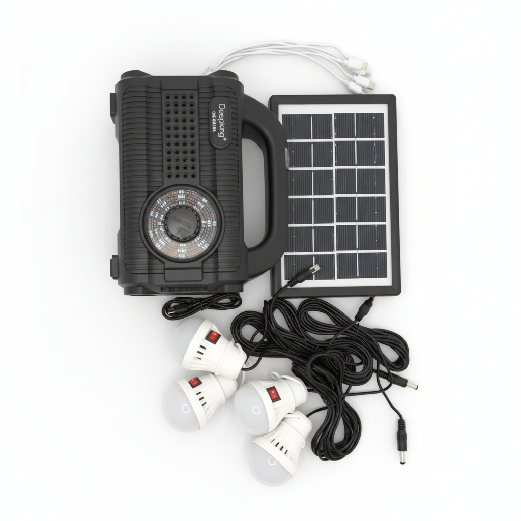 سیستم روشنایی خورشیدی دیپ کینگ مدل DK-801SL